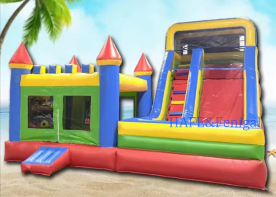 Inflatable Bouncer Combo Bouncy Castle Adult Kids Bounce House with Water Slide