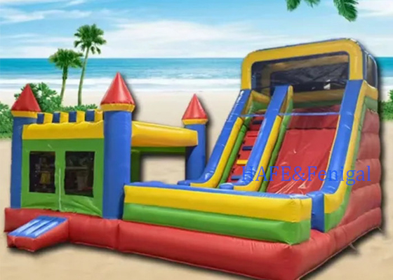 Inflatable Bouncer Combo Bouncy Castle Adult Kids Bounce House with Water Slide