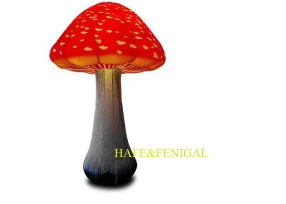 Customized Giant 2m Height Inflatable Lighting LED Lucky Shroom Decoration