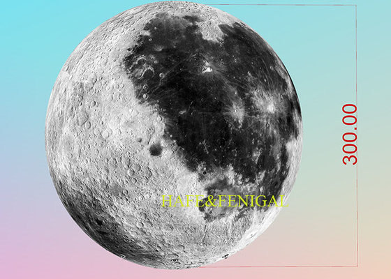 3m / 10ft Inflatable Moon Planet With Light Helium Filled For Events Decor