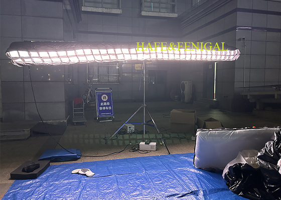 Soft Lightweight Flicker Free Tube LED White 720W Balloon Light For Film Shooting