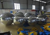 Silver Golden Current Stock Inflatable Mirror Ball Reflection Beauty Surround For Theme Show