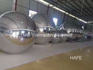 6.5ft Inflatable Mirror Ball 2m Silver Color To Meeting Decoration