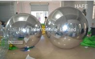 Green Color 12ft Inflatable Mirror Balloon For Environmental Protection Products Press Conference