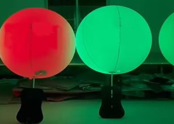 Custom 1m Backpack Balloons With RGB Light For Parade Events Or Ads Promotion