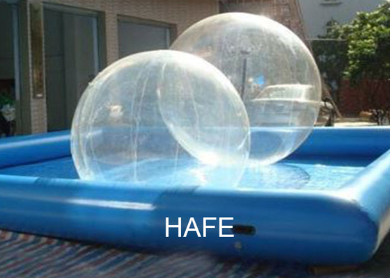 Inflatable 2m PVC Transparent Water Walking Ball With Zippers For Pool Pond Beach