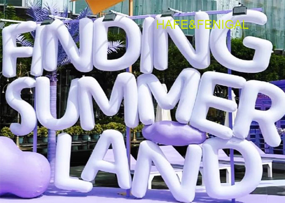 Custom Inflatable 3D Art Letter Inflatable Logos For Event Decoration And Branding