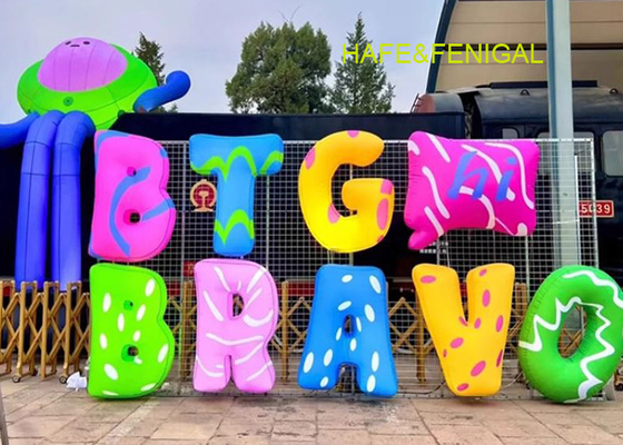 Custom Inflatable 3D Art Letter Inflatable Logos For Event Decoration And Branding