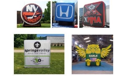 Custom Inflatable Logo Backdrop Wall Inflatable Billboard For Ads And Branding