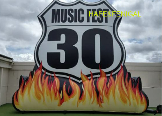 Custom Inflatable Logo Backdrop Wall Inflatable Billboard For Ads And Branding