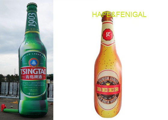 Custom 3m Inflatable Beer Or Champagne Bottle Replica For Advertising And Branding