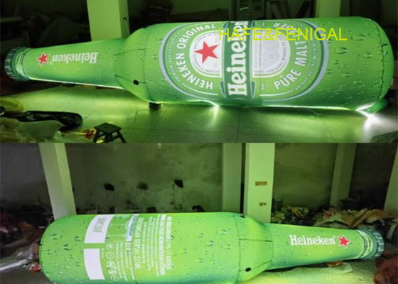 Custom 3m Inflatable Beer Or Champagne Bottle Replica For Advertising And Branding
