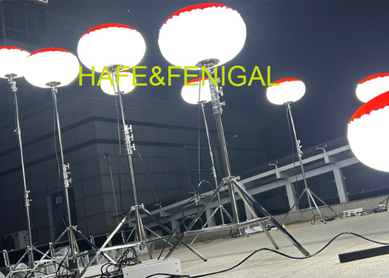 Glare Free 400w Led Safety Balloon Lights Tower System For Construction Sites Lighting