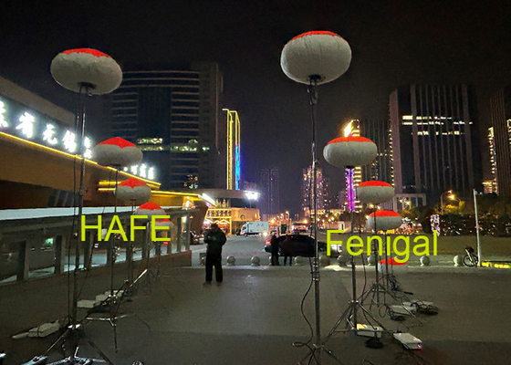Glare Free 400w Led Safety Balloon Lights Tower System For Construction Sites Lighting