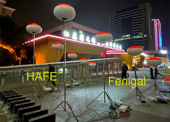 Glare Free 400w Led Safety Balloon Lights Tower System For Construction Sites Lighting