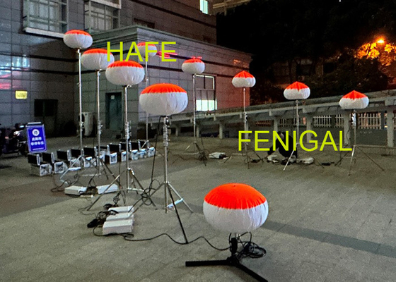 600w Led Safety Balloon Light Tower For Road And Building Repairs Lighting