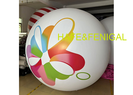 Customizable Dia.5ft 1.5m Inflatable PVC Decor Balloon With Flower Pattern Printing