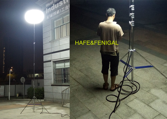 LED 480W Balloon Light Mounted On Tripod For Maintenance And Investigation Lighting