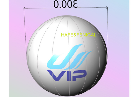 10ft 3m Inflatable Ads Balloon With VIP Logo Printing Mounted On Truss Or Ceiling Use