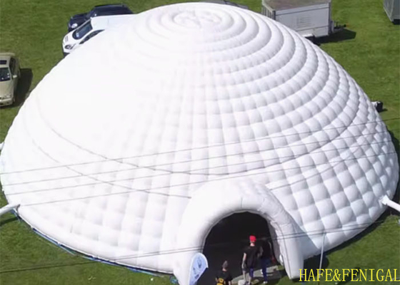 5m Inflatable LED Lighting Dome Tent For Outdoor Exhibitions Picnic Camping
