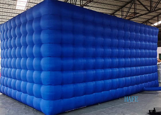 5m Inflatable Square Tent With Inner LED Lights For Outdoor Exhibitions Photo Booths