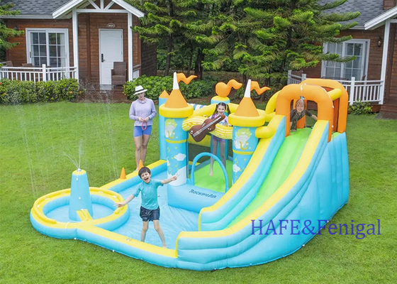 Children's Inflatable Castle Water Slide Climbing Bounce Combination Outdoor Party