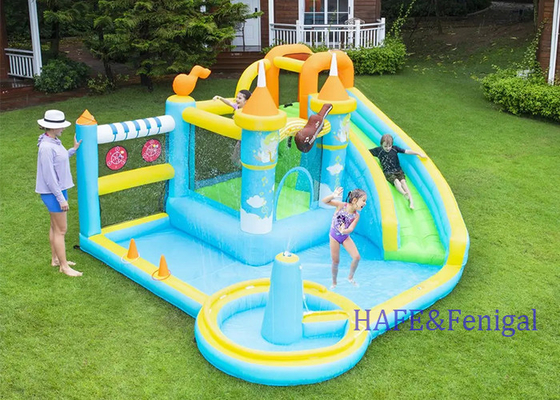 Children's Inflatable Castle Water Slide Climbing Bounce Combination Outdoor Party