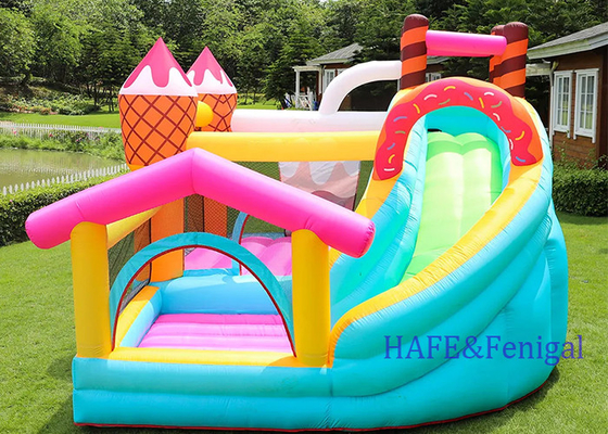 Inflatable Jumping House Yard Games Kids Ice Cream Air Bouncing Jumping Castle Bounce House