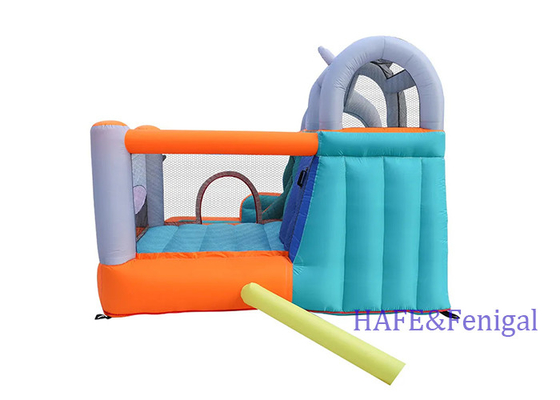 Animal Rhino Inflatable Water Slide Inflatable Bounce House Bouncing Castle For Kids