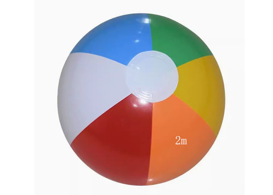 2m 6.5ft Inflatable Beach Ball For Pool Parties, Beach Games, And Lawn Sports Events