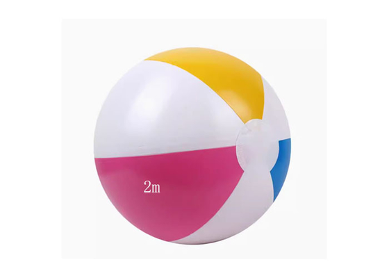 2m 6.5ft Inflatable Beach Ball For Pool Parties, Beach Games, And Lawn Sports Events