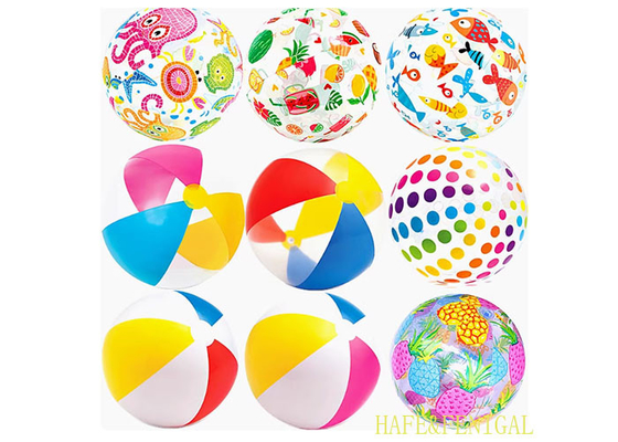 0.4m 0.5m 0.6m Small Inflatable Floating Beach Balls For Kids' Pool Or Beach Activities