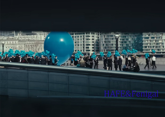 5m Giant Helium Ads Balloon Printed With Character'S Face For Promotion Of Broadcasting Company TV Drama