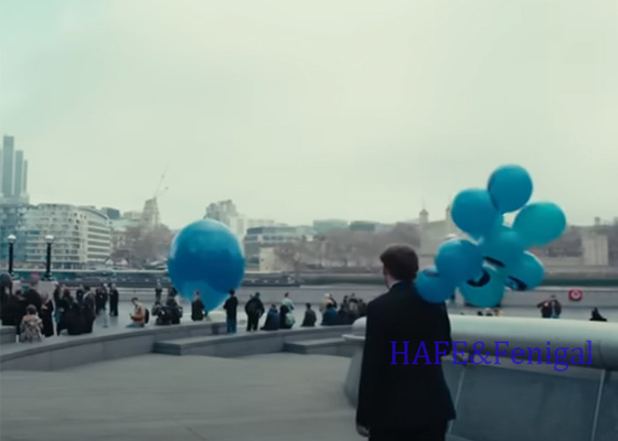 5m Giant Helium Ads Balloon Printed With Character'S Face For Promotion Of Broadcasting Company TV Drama