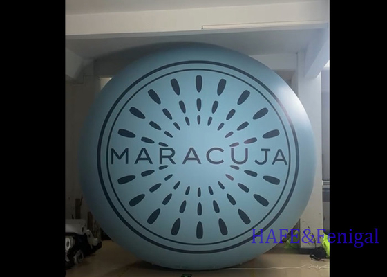 Custom Printed Helium Flying Advertising Balloons With RGB Lights For Business Marketing Event Decoration