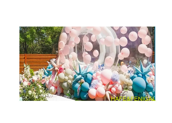 10ft X 16ft Tarpaulin PVC Inflatable Bubble House Tent For Family Fun Outdoor Leisure
