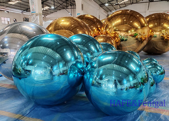 Custom Inflatable Metal Ball Mirror Ball Decoration Activity Atmosphere Decoration