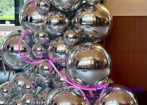 Shiny PVC Inflatable Mirror Ball Suitable for Wedding Party Hanging Decoration Promotion Party