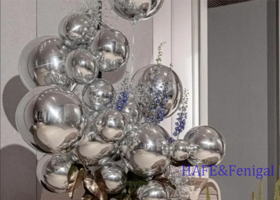 Wedding Party Hanging Decoration Promotion Party Shiny Metallic Gold PVC Inflatable Mirror Ball