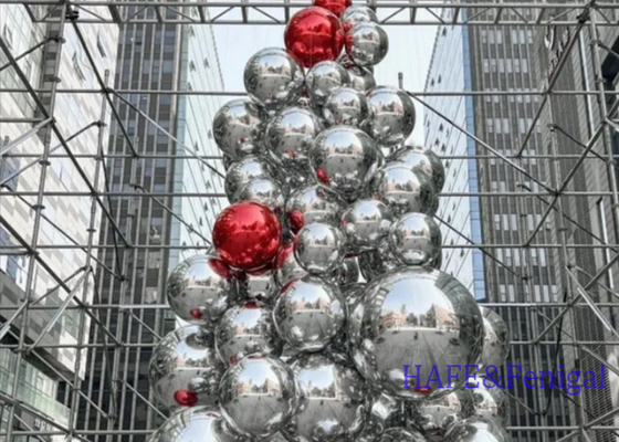 Wedding Party Hanging Decoration Promotion Party Shiny Metallic Gold PVC Inflatable Mirror Ball