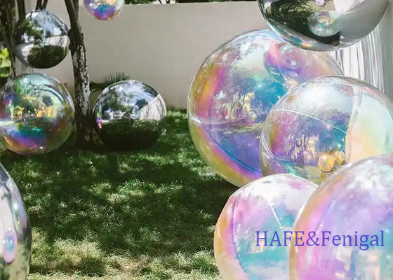 Custom Colorful PVC Inflatable Mirror Balloon Party Event Decorations Can Be Hanged