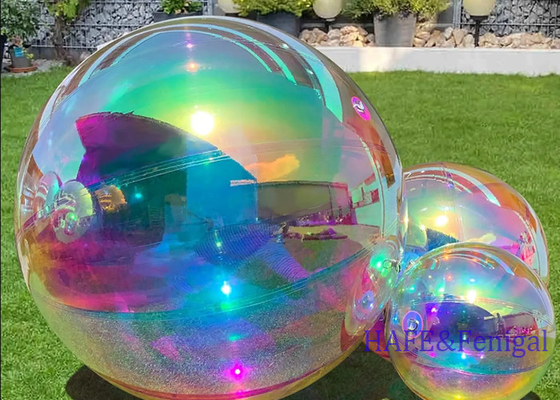 Party Event Decorations Can Be Hung With Colorful PVC Inflatable Mirror Balloons