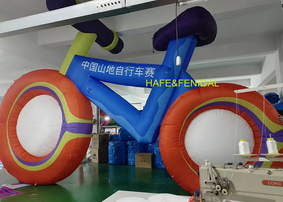 Customized Creative Inflatable Bicycle Replicas For Sports Event Promotion And Cycling Race Start/Finish Line Landmarks