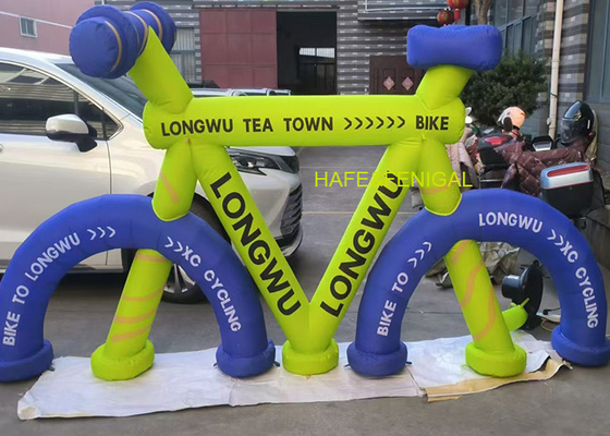 Customized Creative Inflatable Bicycle Replicas For Sports Event Promotion And Cycling Race Start/Finish Line Landmarks