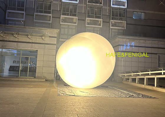 Halogen 3.6KW Film Shooting Balloon Lights 360-Degree Lighting Dia.3.3m Spherical