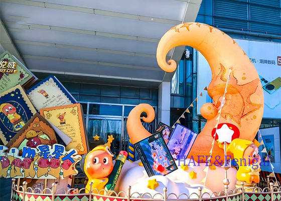 Custom Inflatable Art Theme Decoration Suitable For Outdoor Activities Art Exhibition Shopping Mall