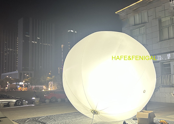Dia.4.2m Spherical 360-Degree Lighting Halogen 2.4KW Balloon Light For Film Production