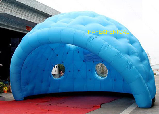 7m X 6m X 4.5m Inflatable Color Dome With White Interior Lighting For Pop Up Lounges