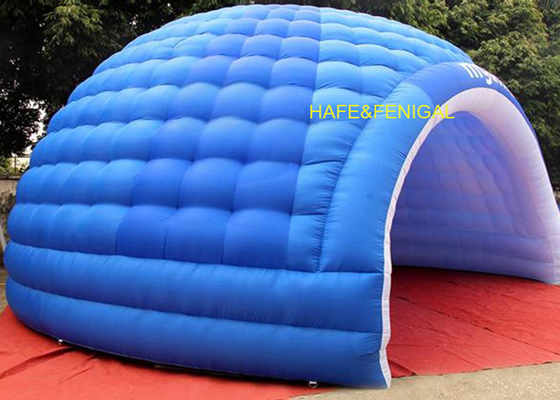 7m X 6m X 4.5m Inflatable Color Dome With White Interior Lighting For Pop Up Lounges