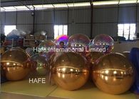 2.5m Diameter Inflatable Mirror Balloon / Events Decoration Silver Reflective Ball